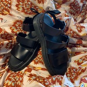 Dr.Marten Gryphon Brando Leather Gladiator Sandals